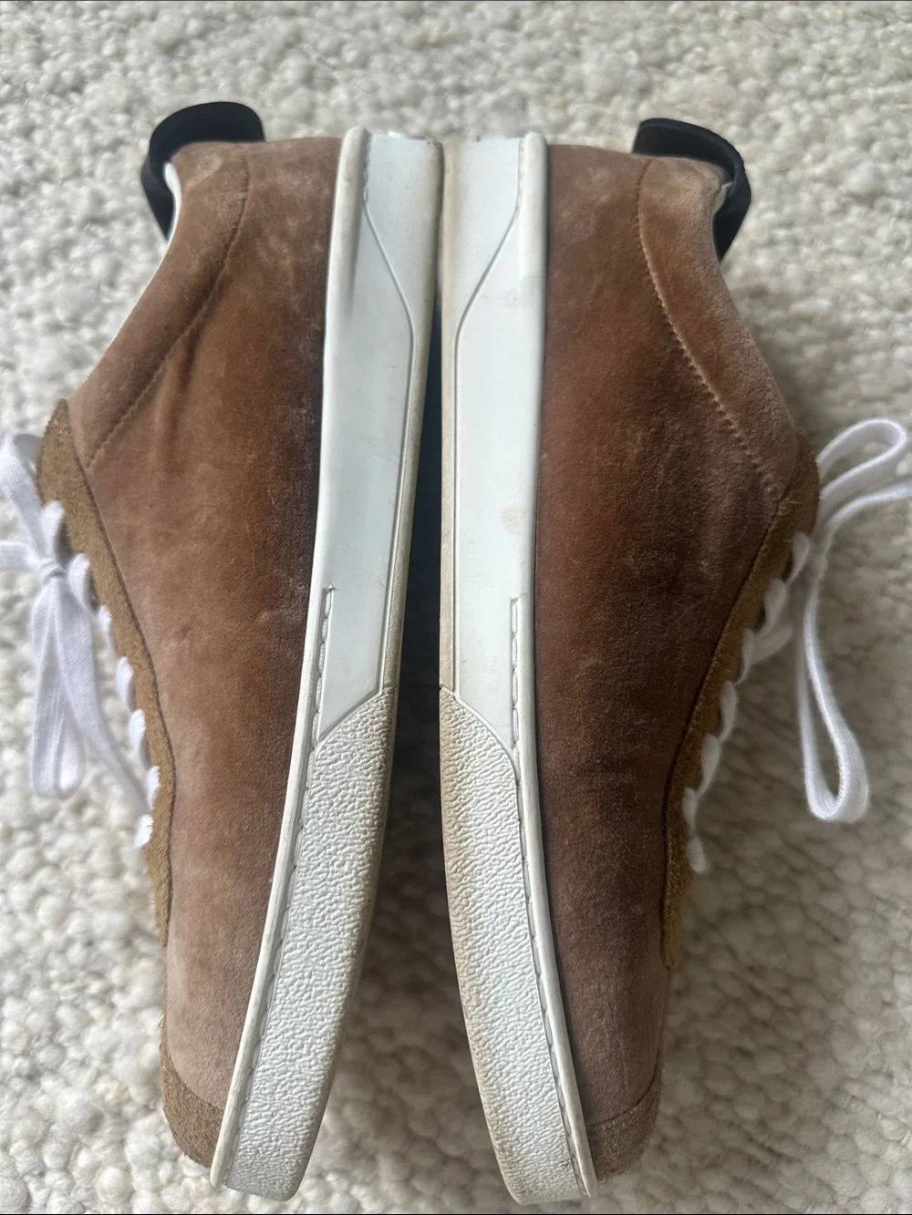 CHANEL suede and velvet sneakers 39.5